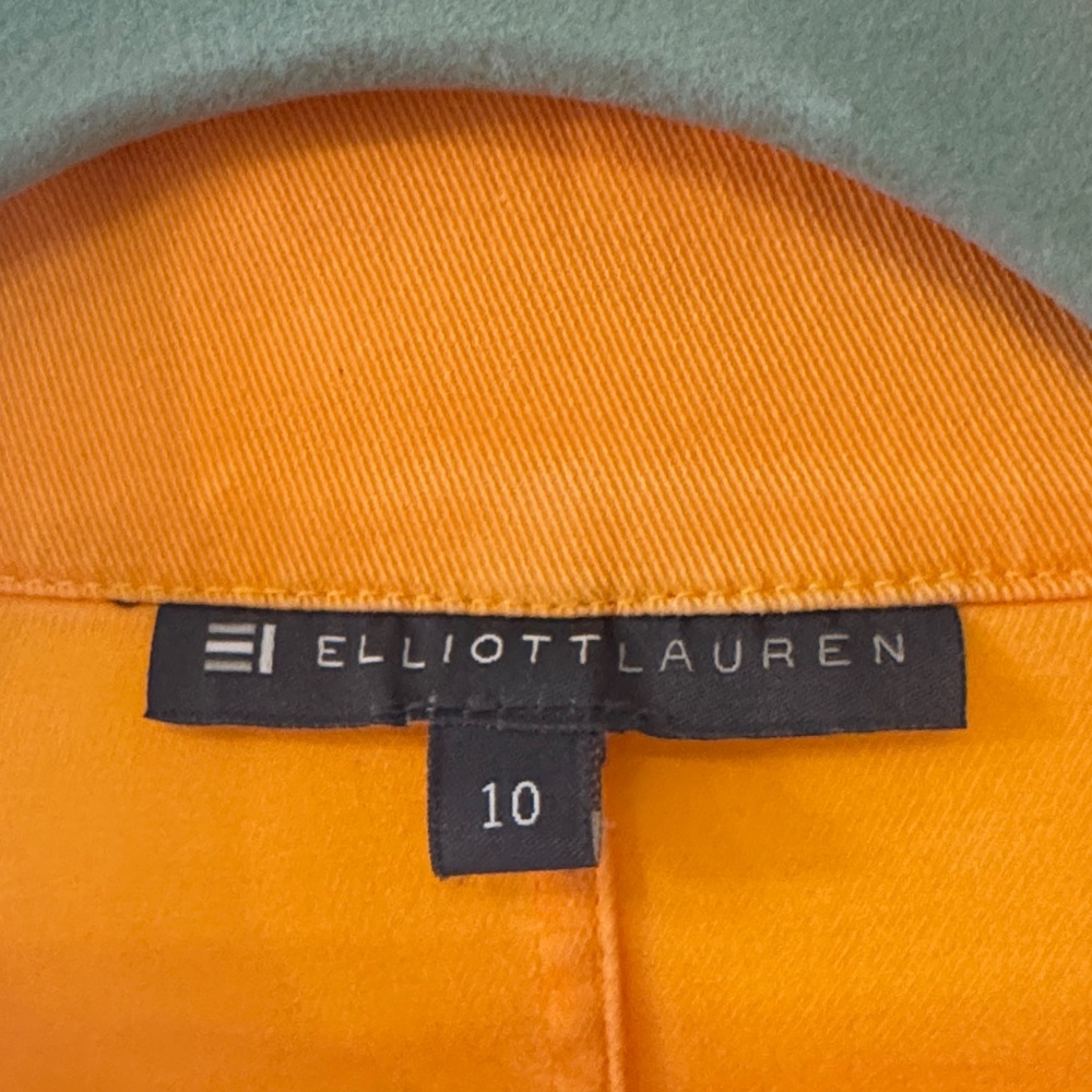 Stylish Light Pumpkin Orange Jean Jacket GREAT CONDITION!! - Picture 2 of 8